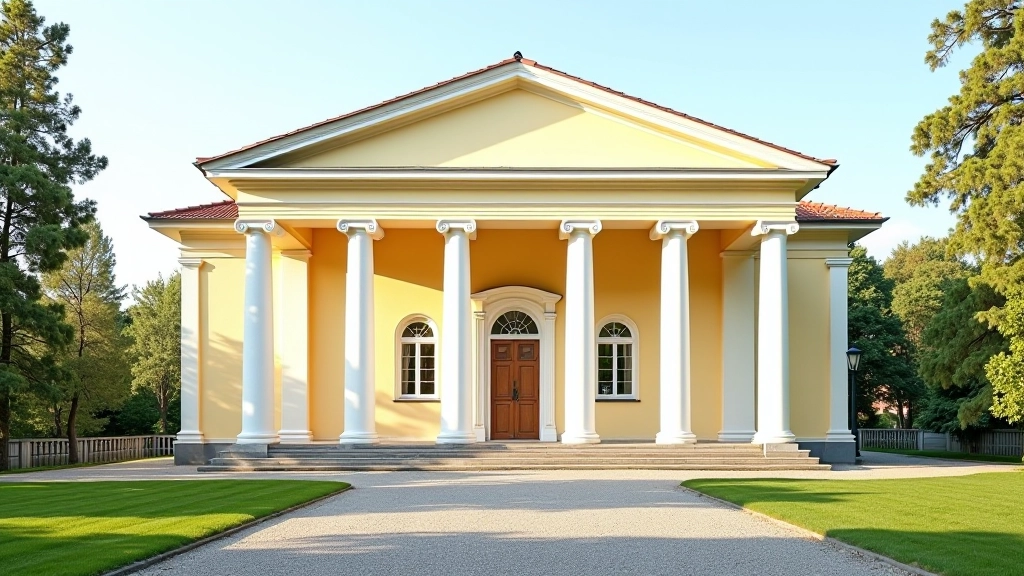 Pärnu Loodusmuuseumi klassitsistlik hoone, ajalooline arhitektuur, Akadeemia tänav
